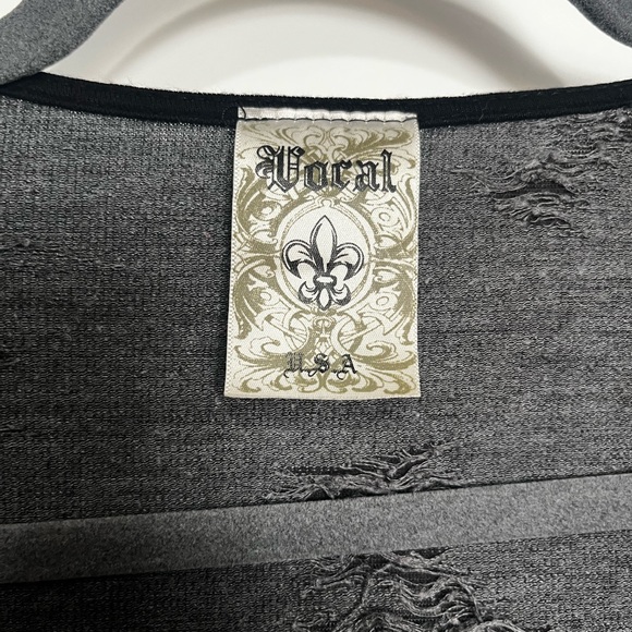 Coral grey with lace women’s duster - Picture 2 of 4